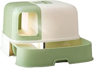Drawer Type Cat Litter Box Removable Cats Litter Box Semi Closed Splash Proof Big Space Cats Toilet Pet Supplies