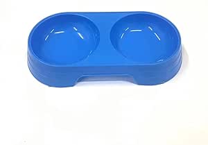 Double-Eye Plastic Bowl for Pets - Food and Water Serving