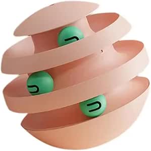 Interactive Cat Tumbler Toy - Durable Plastic