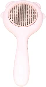 Pet Grooming Brush with Release Button for Shedding