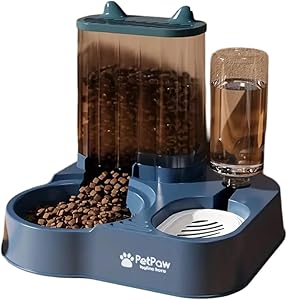 2.3L Automatic Dry Food Feeder and 1.3L Water Dispenser Set Feeding System