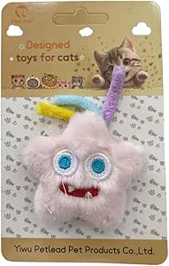 Star Monster Shape Catnip Plush Toy for Cats (Blue)