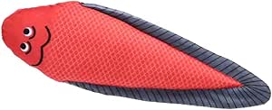 Interactive Plush Fish Cat Toy with Crinkle Paper - Durable Polyester Blend