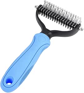 Pet Grooming Dematting Comb Cats Dogs Double Sided Blade Rake Comb