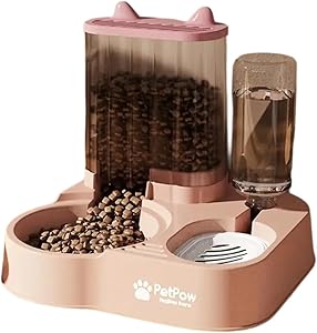 2.3L Automatic Dry Food Feeder and 1.3L Water Dispenser Set Feeding System