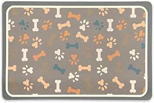 Non-Slip Dog Cat Pet Feeder Mat Easy to clean and soft touch Mat