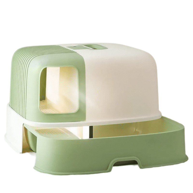 TaraPet Drawer Type Cat Litter Box Removable Cats Litter Box Semi Closed Splash Proof Big Space Cats Toilet Pet Supplies
