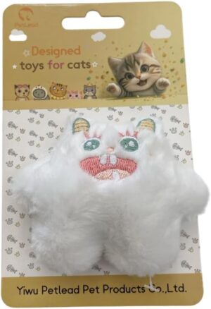Eye Monster Shape Catnip Plush Toy for Cats (Yellow)