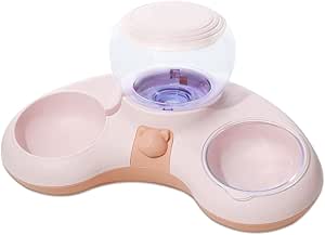 Automatic Pet Feeders Crescent Shaped Cat Food Dispenser