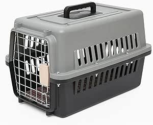 Small Pet Travel Crate with Easy-Open Latch – Airline Approved