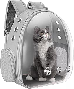 Transparent Portable Pet Backpack Travel Carrier