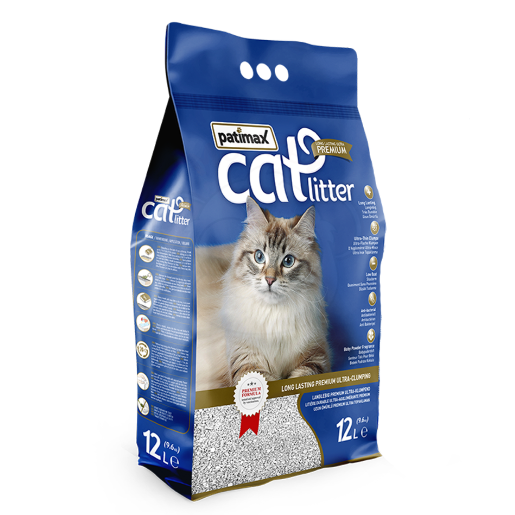 Patimax Premium Ultra Clumping Cat Litter[Flavor - Baby
