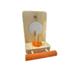 Vanpet L Shape Wooden Toy With Mirror (BTLB03592) - 14x9.5x11 cm