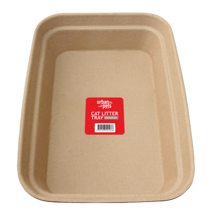 Biodegradable Cat Litter Tray - L Size 46 x 35.5 x 10 cm