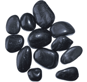 Black Yuhua Stones 3-5 cm 4kg