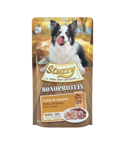 Stuzzy Dog Pouch Grain Free Monoprotein Chicken (Min Order 150g- 12pcs)[Weight - 150g]