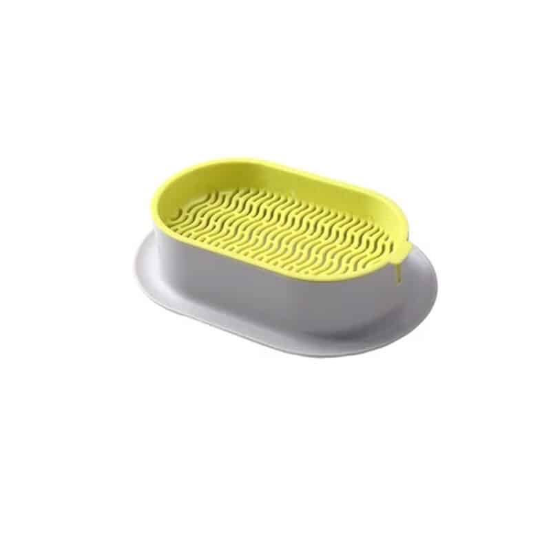 TaraPet Cat Grass Kit Cat Plant Nursery Planting Box, Cat Grass Planter for Indoor or Outdoor Cats Easy to Grow (Yellow-Gray)