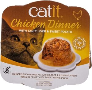 Catit Chicken Dinner Liver & Sweet Potato 80 g 6pcs/box