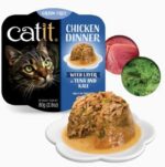 Catit Chicken Dinner Tuna & Kale 80 g 6pcs/box