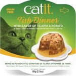 Catit Fish Dinner Tilapia & Potato 80 g 6pcs/box
