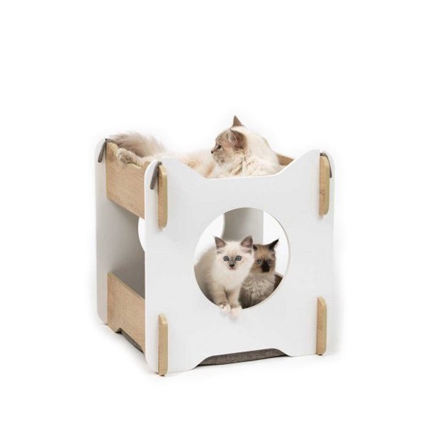 Catit Vesper Cat Furniture Condo - White