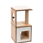Catit Vesper Cat Furniture V-Box - Walnut/Small