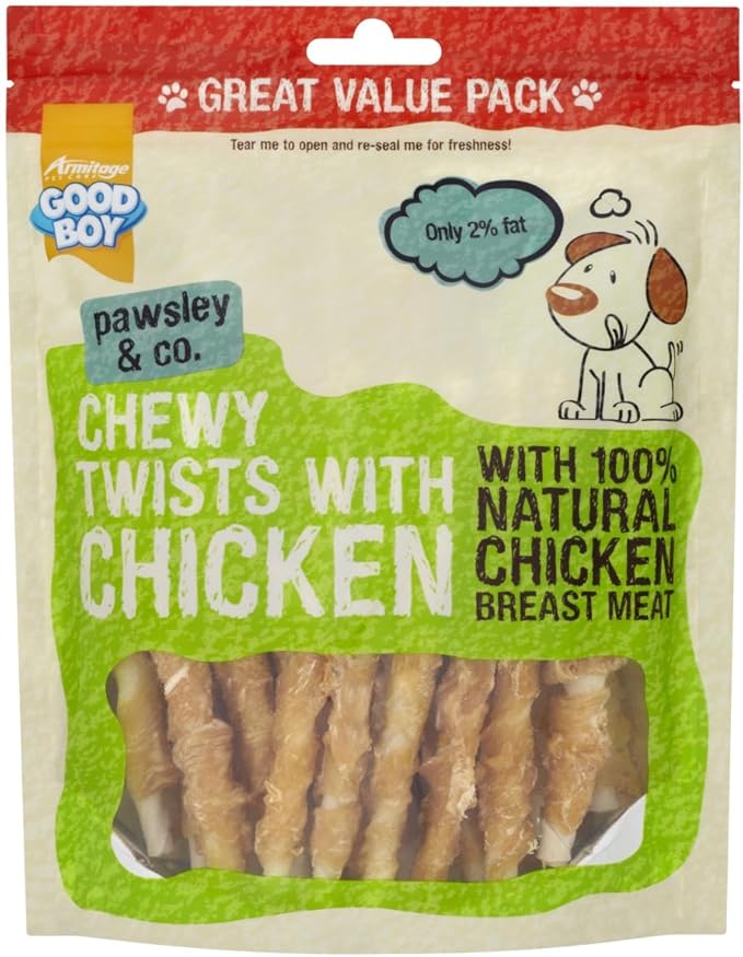 Chewy Chicken Twists -  320g Value Pack