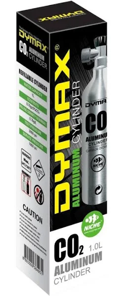 DYMAX CO2 ALUMINUM CYLINDER 1L