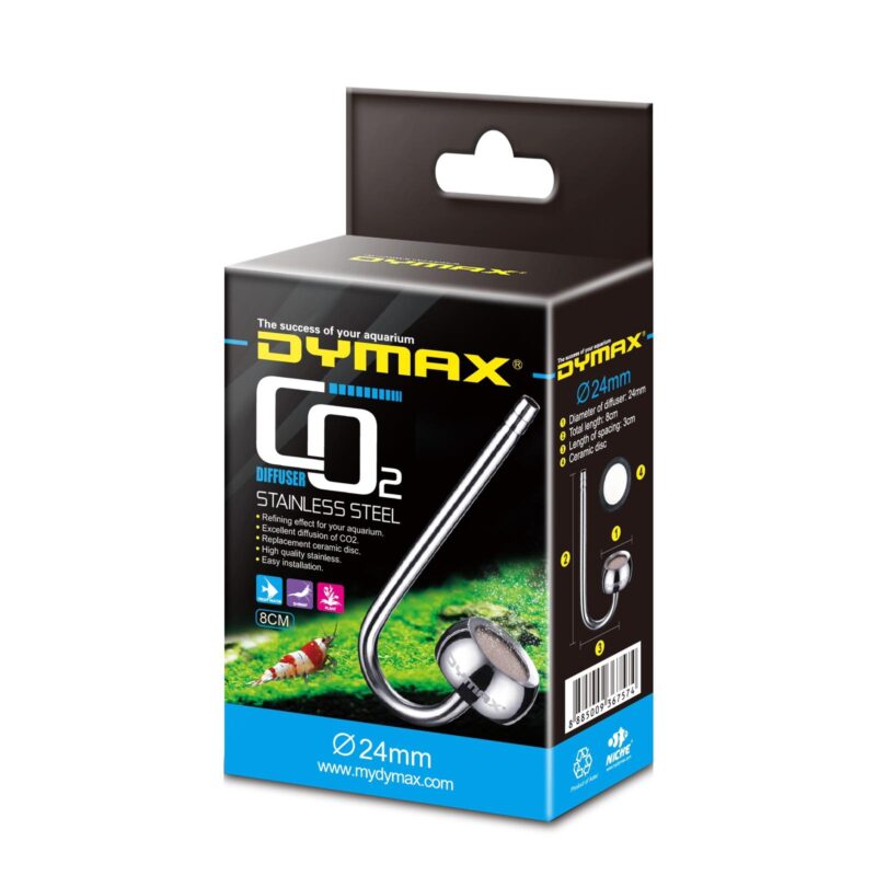 Dymax Stainless Steel CO2 Diffuser (Dia./Length)