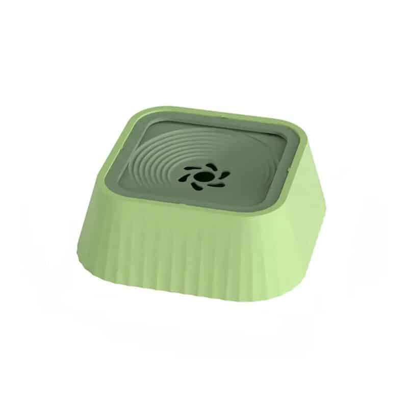 TaraPet Water Bowl Dog Without Drooling, Drinking Bowl Dog Anti Schlabber, 1.3 L Water Bowl Non-Slip, Leak-Proof Dog Bowl, Travel Bowl, Feeding Bowls for Dogs (Green)