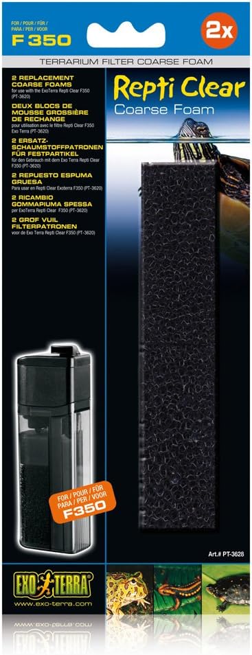 Exo Terra Repti Clear Coarse Foam 2pcs for F350