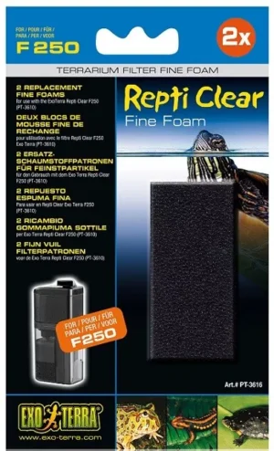 Exo Terra Repti Clear Fine Foam 2pcs for F250
