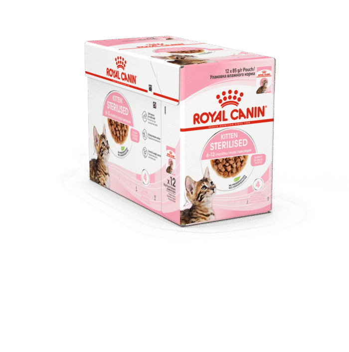 Feline Health Nutrition Kitten Sterilised Gravy (WET FOOD - Pouches) 12x85G