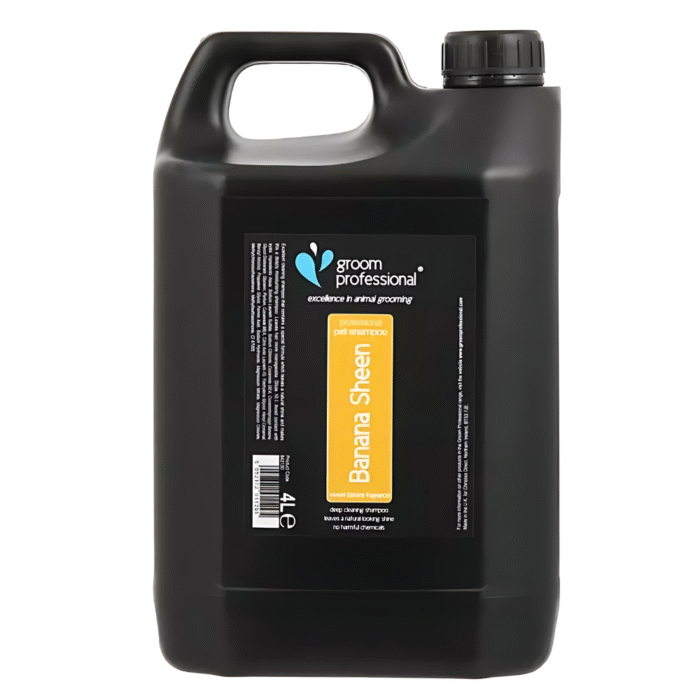 Groom Professional Banana Sheen Pet Shampoo[Volume - 4 Litre