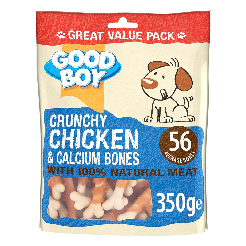 Good Boy Chicken Calcium Bones Value Pack 350g