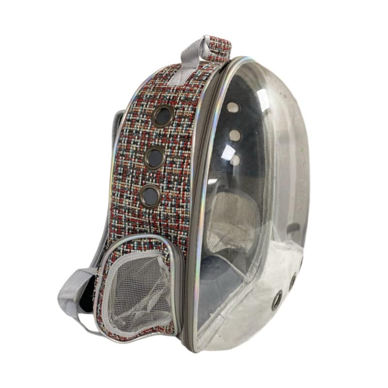 TaraPet Transparent Portable Pet Backpack Travel Carrier, Convenient Travel for Small Dog and Cat (Mix Color 1)