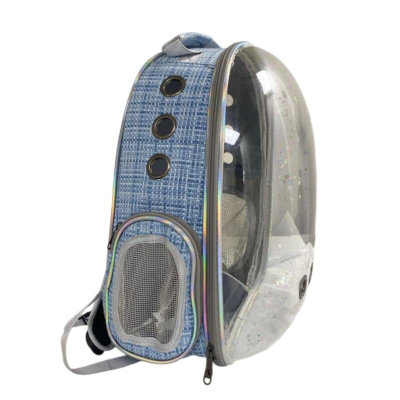 TaraPet Transparent Portable Pet Backpack Travel Carrier, Convenient Travel for Small Dog and Cat (Mix Color 2)