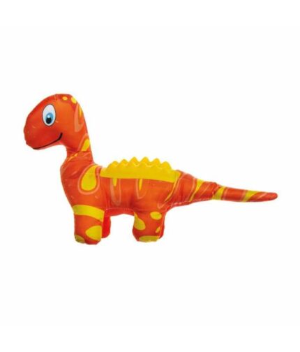 Imac Plush Dino with Plastic Back Dog Toy 37x23 cm