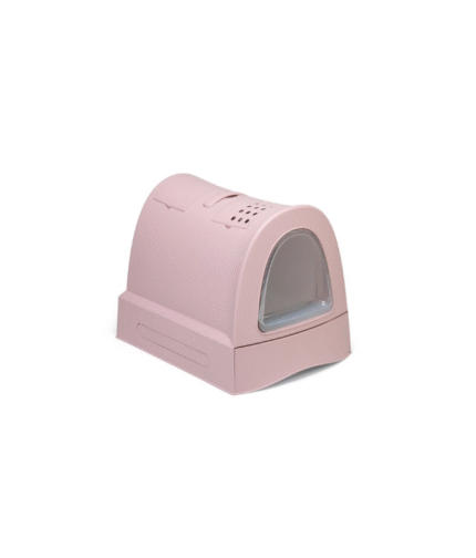 IMAC Zuma Litter Box For Cats - 40 x 56 x 42.5cm[Color - Pink