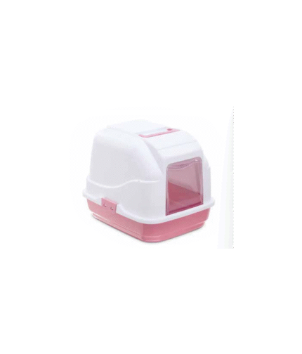 IMAC Cat - Hooded Cat Toilets - 50 x 40 x 40cm[Color - Pink]