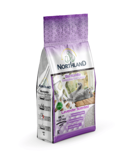 Northland Bentonite Clumping Cat Litter - Lavender [Volume - 5L]