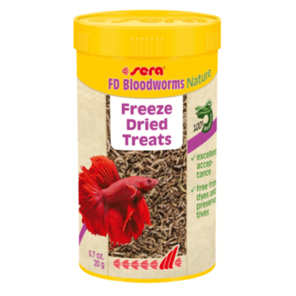 Sera FD Bloodworms Nature[Weight - 20g