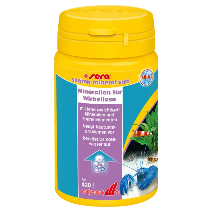 Sera Shrimp Mineral Salt 100ml (105 G/3.7oz.)[Volume - 100ml