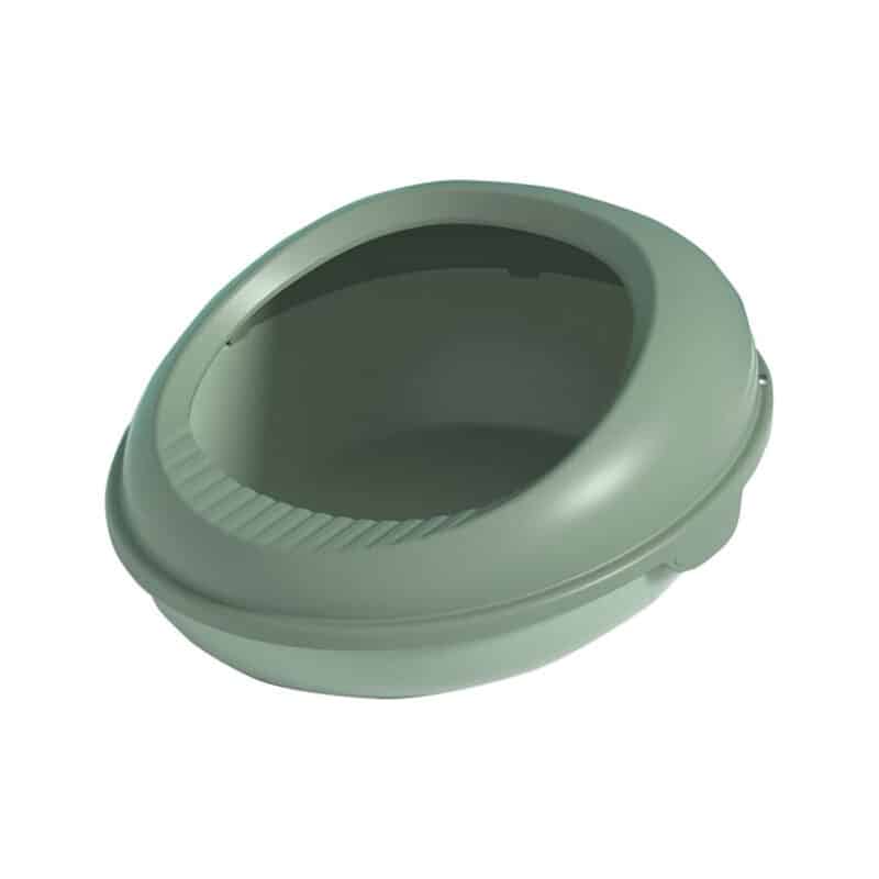 TaraPet Kitty Litter Box Cat Pet Supplies Cat Litter Box, Splash-proof Cat Toilet Litter Box, Magnanimous Callous Semi-enclosed Cat Litter Box (Green)