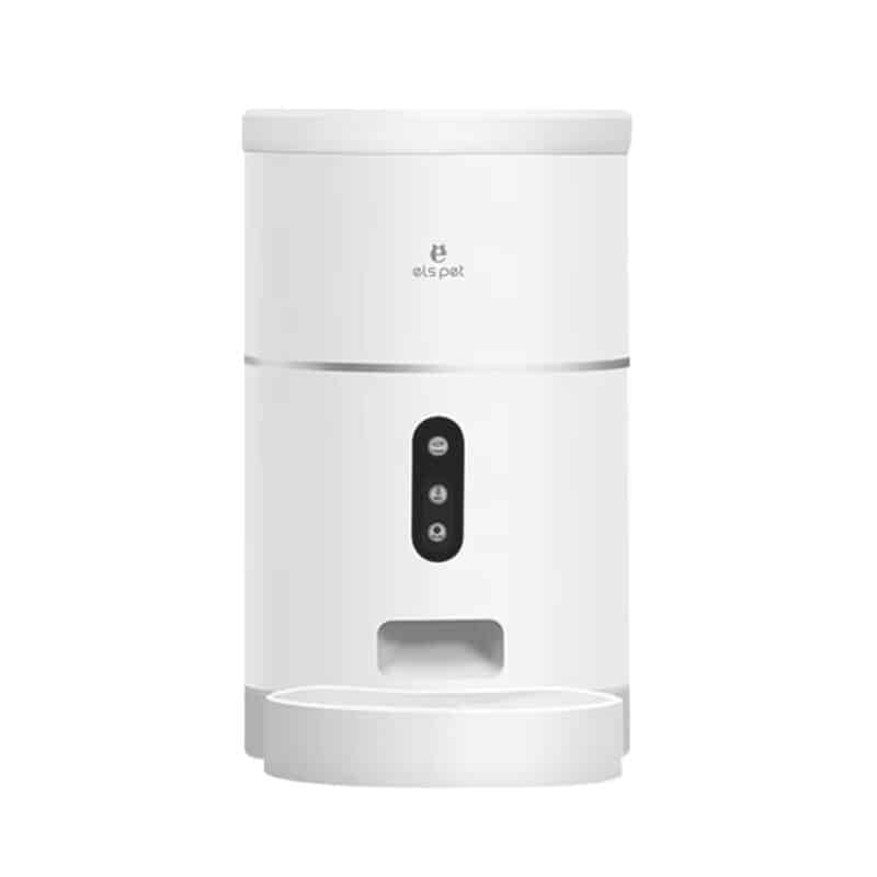 TaraPet Automatic Pet Feeder, 4L Automatic Feeder With Camera Support Wifi, Dry Food Dispenser With Desiccant Bag, Portion Control Timer Cat and Dog Feeder (Wifi)