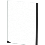 Spare Part Glass Door for Terrarium 118x45x60 - Right Door Black