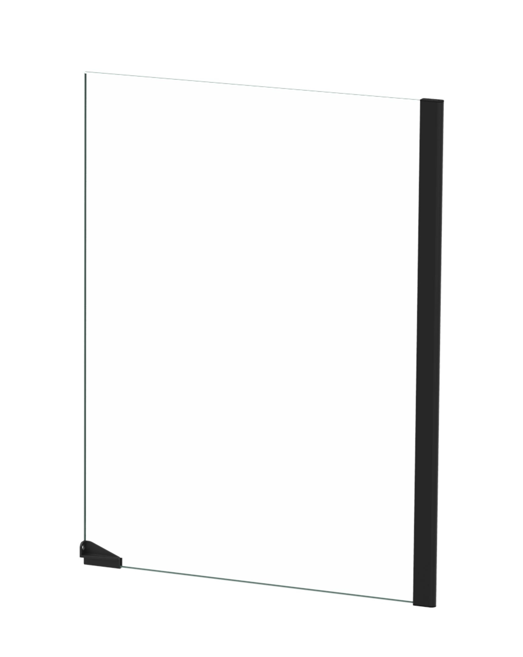 Spare Part Glass Door for Terrarium 118x45x60 - Right Door Black