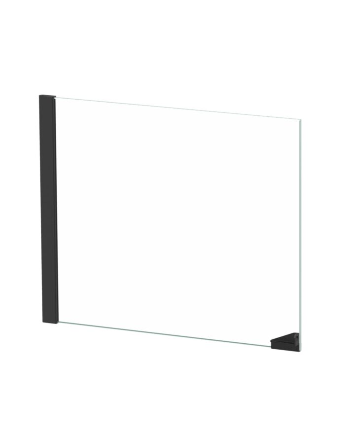 Spare Part Glass Door for Terrarium 132x45x75 - Left Door Black
