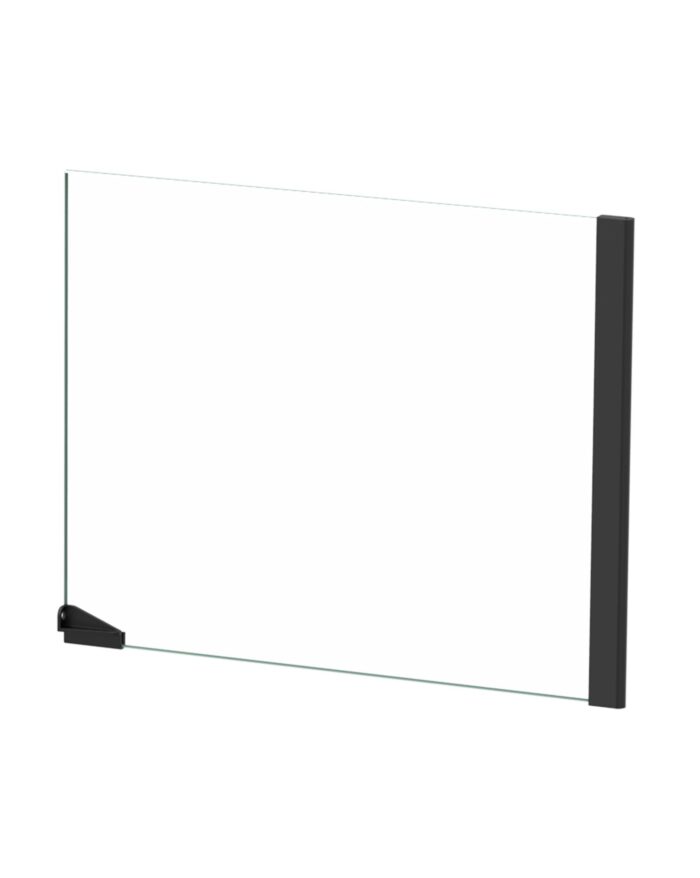 Spare Part Glass Door for Terrarium 132x45x75 - Right Door Black