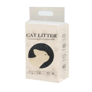 Tofu Cat litter 6L Food Grade Plant Tofu Residue Made Kitty Litter Toilet